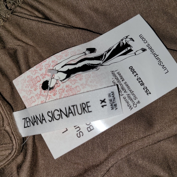 Beautiful brown lace top - Picture 3 of 3